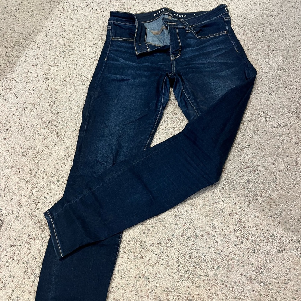 American Eagle Outfitters Dark Indigo Skinny Jeans